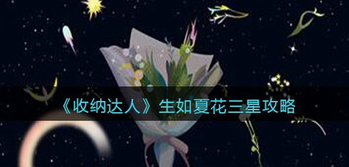 收纳达人生如夏花三星通关攻略